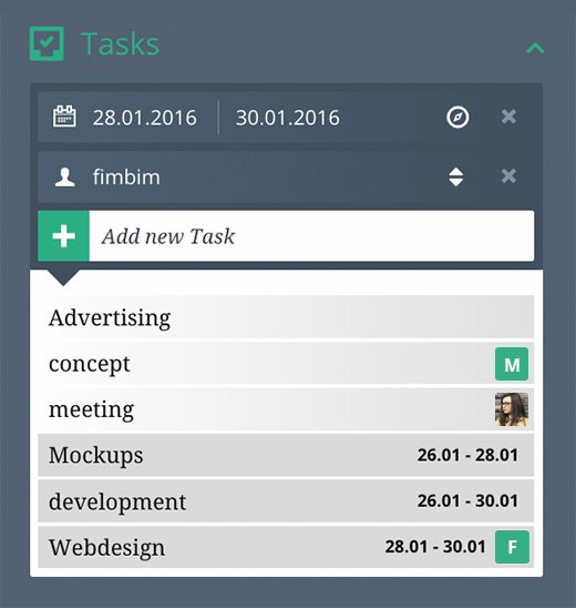 Add Tasks and assignment