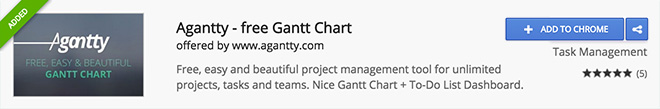 Chrome Gantt Chart